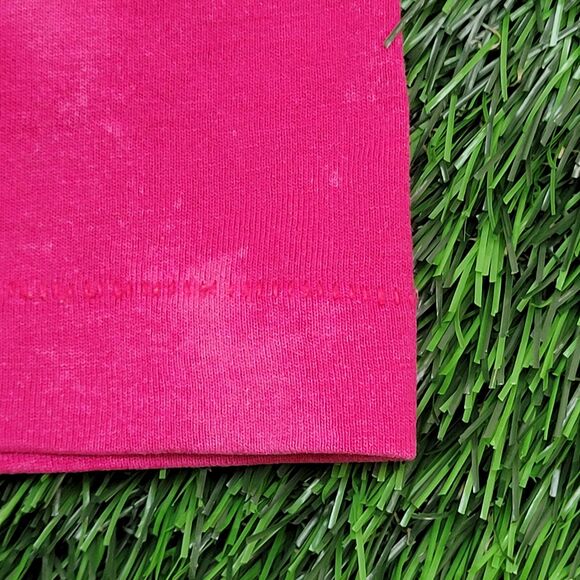 Vintage 80s Screen-Stars Shirt Womens Large 20x25 Pink - Picture 10 of 12